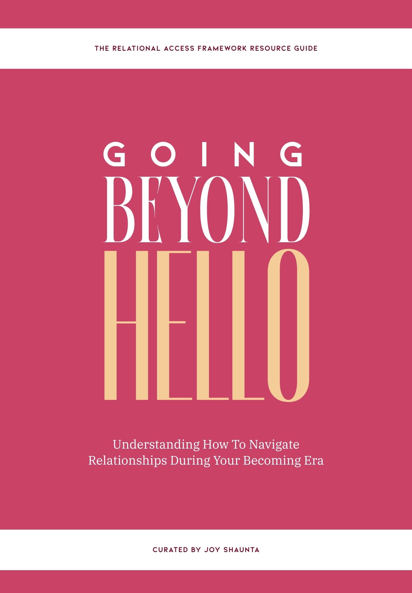 GOING BEYOND HELLO™ WORKBOOK