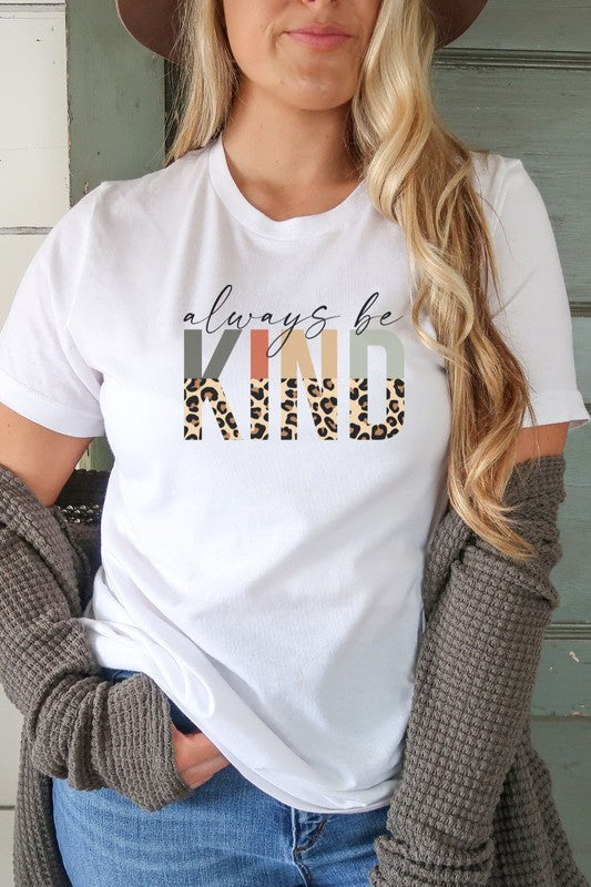 Always Be Kind White Tee